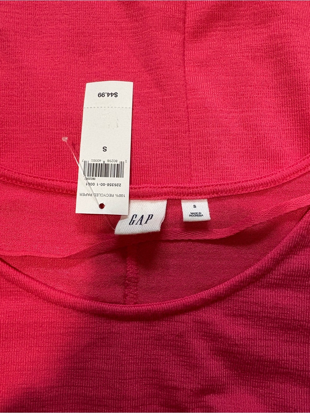 GAP Pink Short Sleeve Dress Womens size Small NWT - Picture 3 of 6